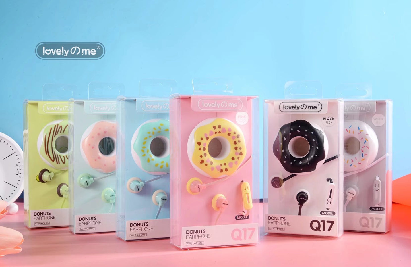 Fones de Ouvido Macaron Donut 🎧🍩