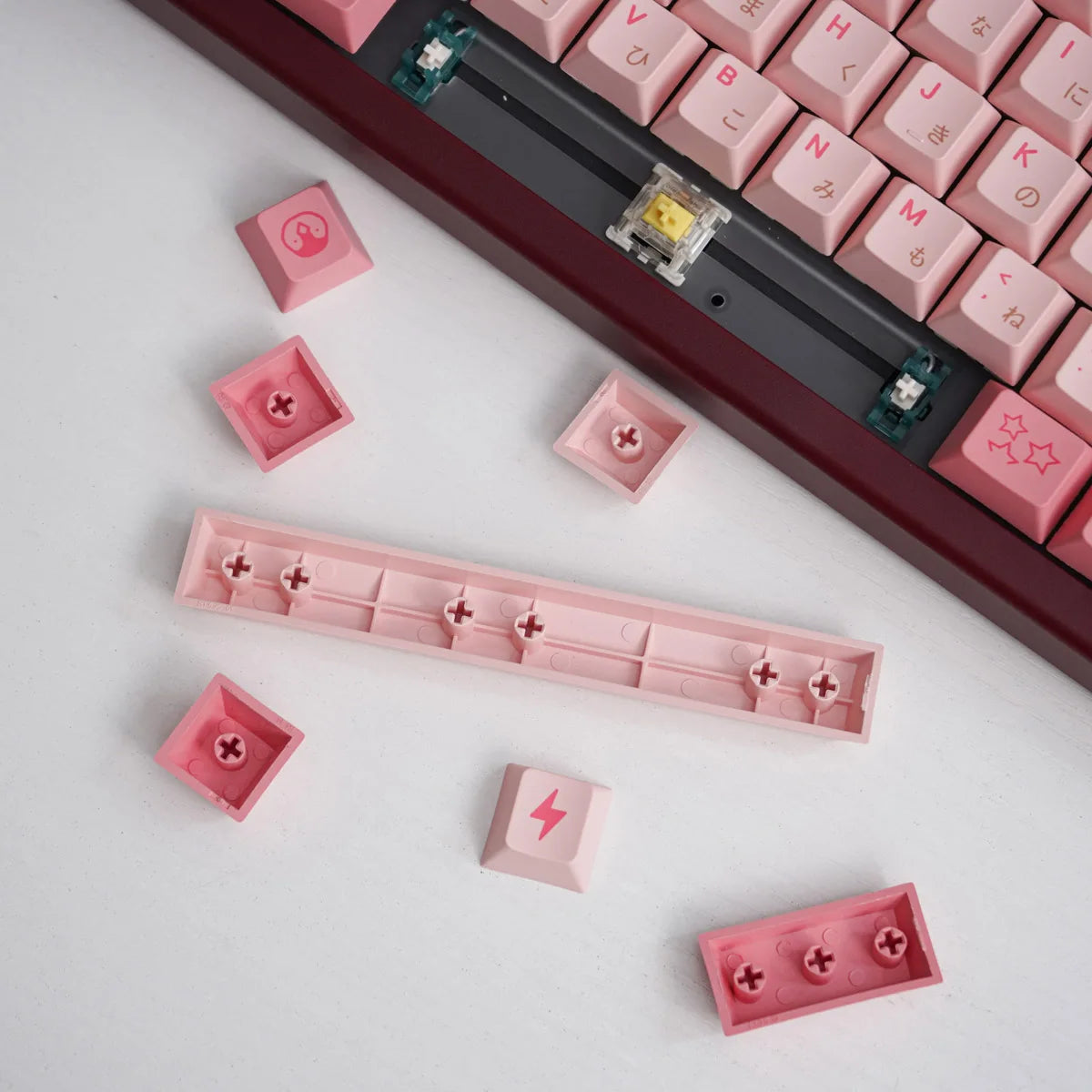 Teclado Rosa 143 Teclas 🎀