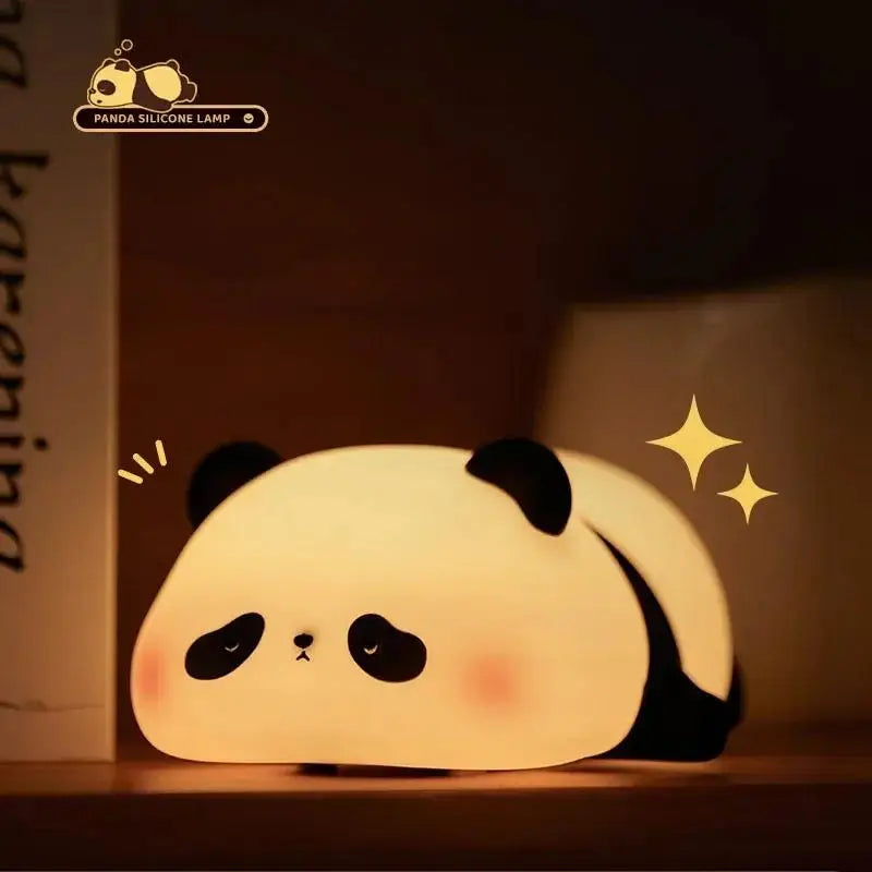 Luminária Panda Kawaii em Silicone 🐼