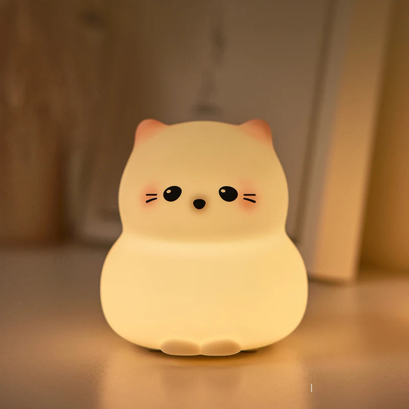 Luminária Panda Kawaii em Silicone 🐼