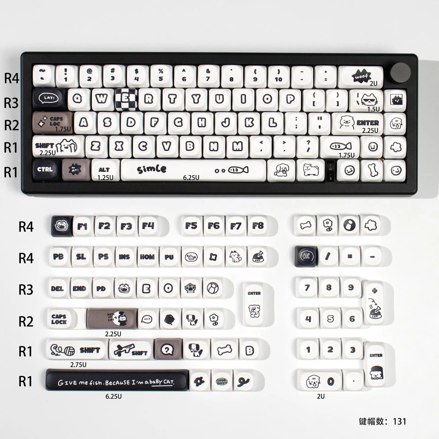 Teclado Cats & Puppies 🐱🐶