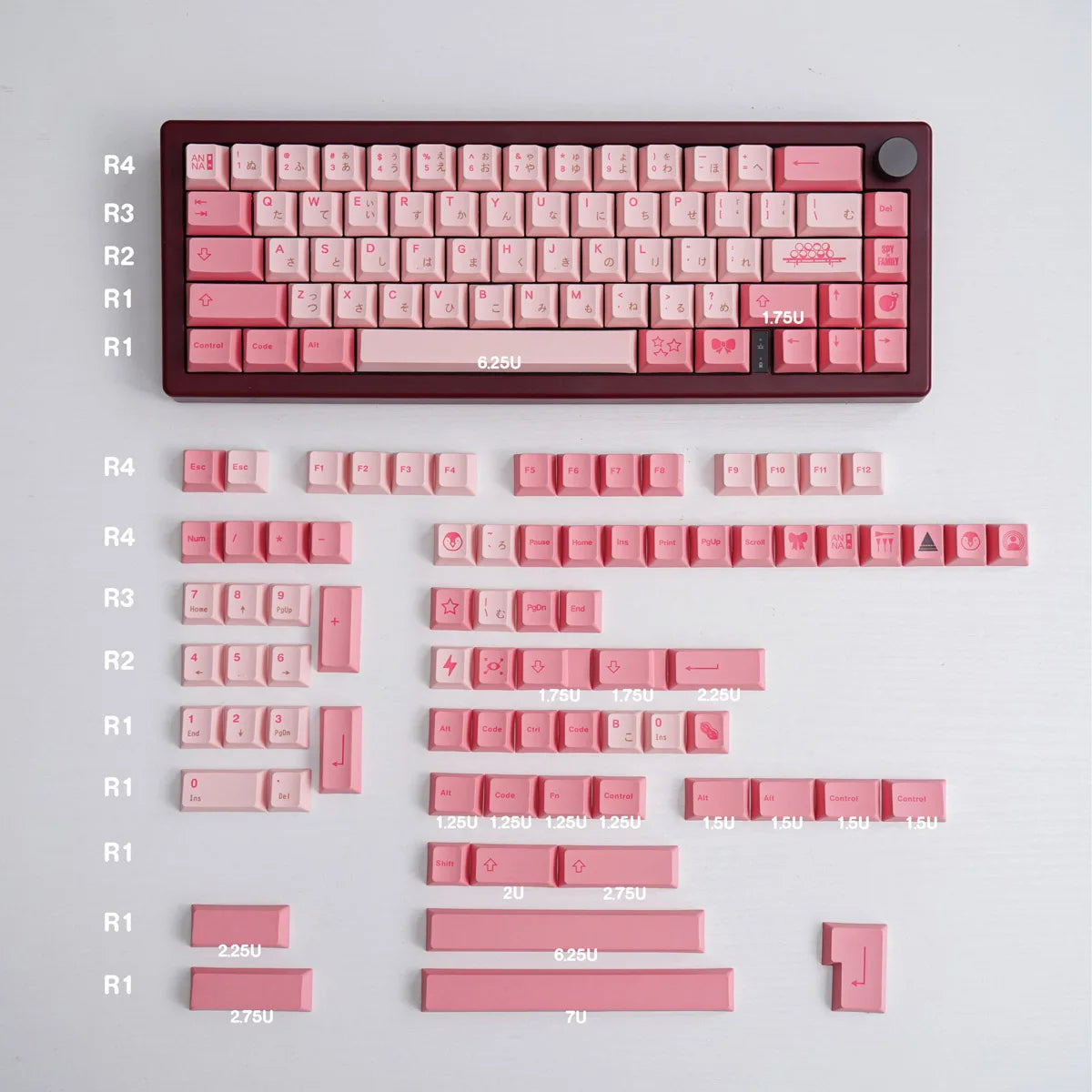 Teclado Rosa 143 Teclas 🎀