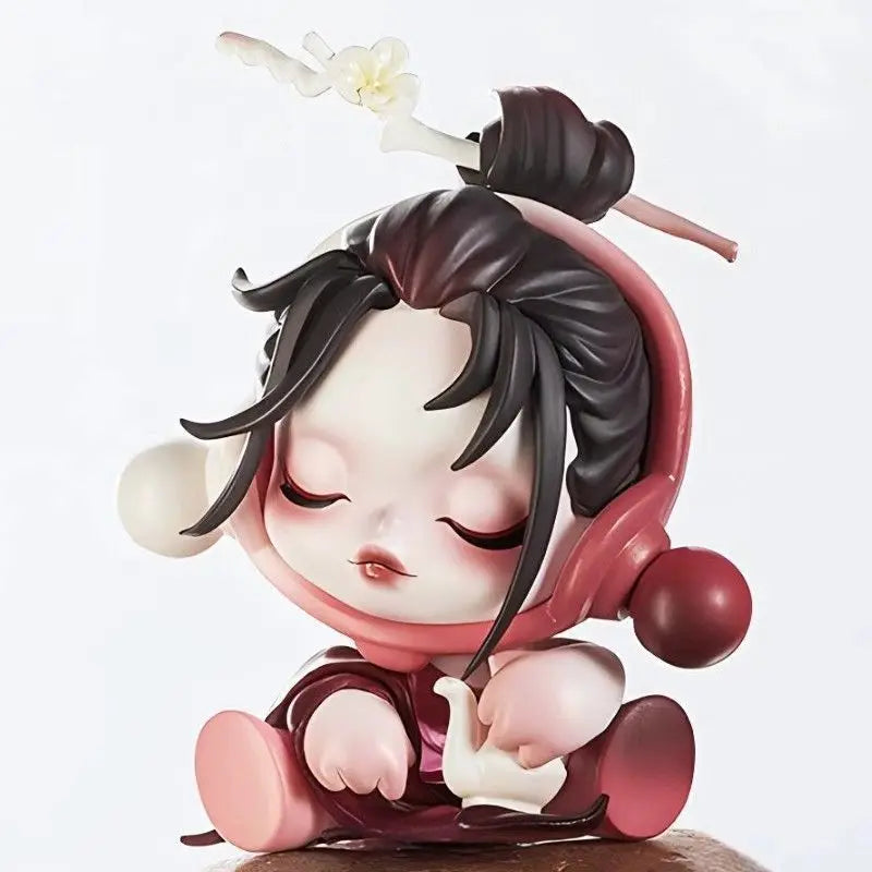 SKULLPANDA – Série The Ink Plum Blossom 💀🌸