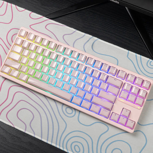 Teclado Jelly Rosa 134 Teclas ❄️