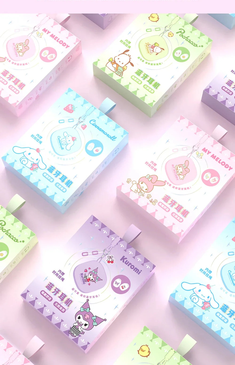 Fones Bluetooth Sanrio 🎀