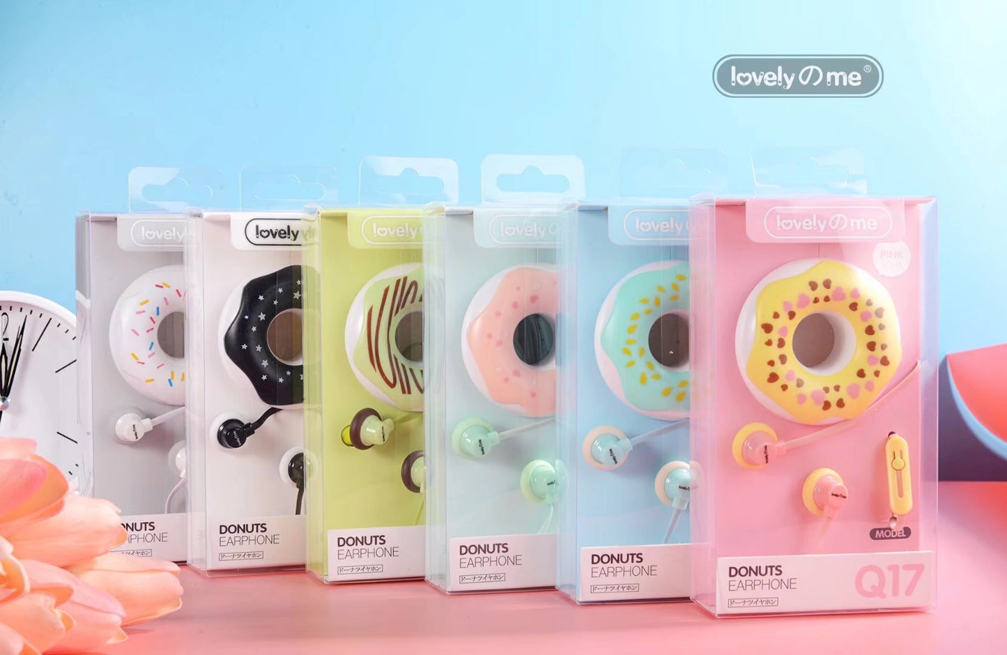 Fones de Ouvido Macaron Donut 🎧🍩