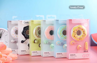 Fones de Ouvido Macaron Donut 🎧🍩