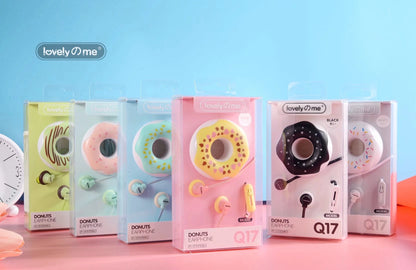 Fones de Ouvido Macaron Donut 🎧🍩