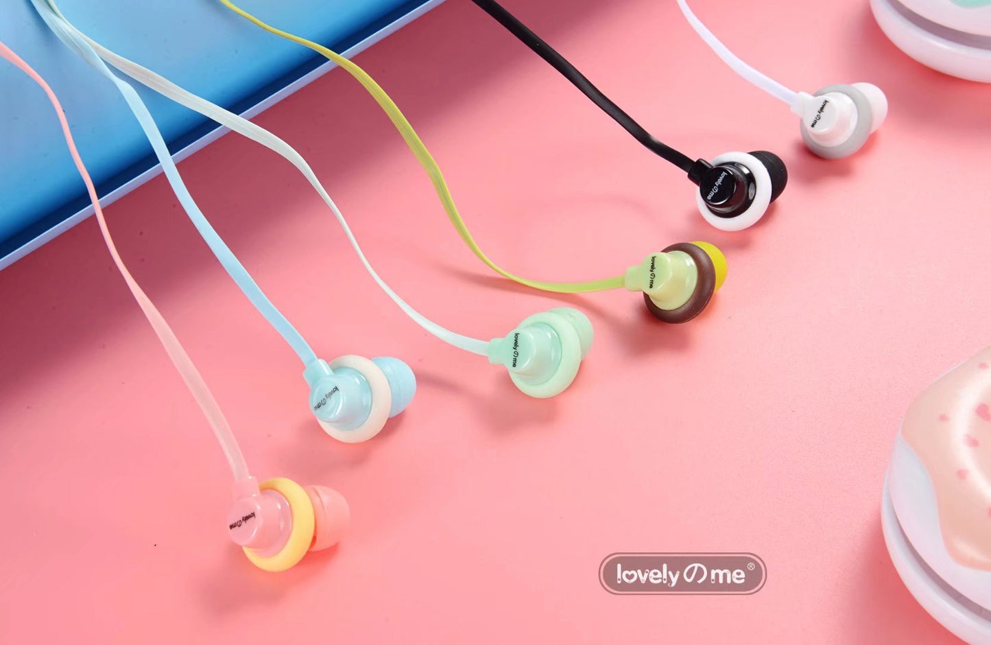 Fones de Ouvido Macaron Donut 🎧🍩