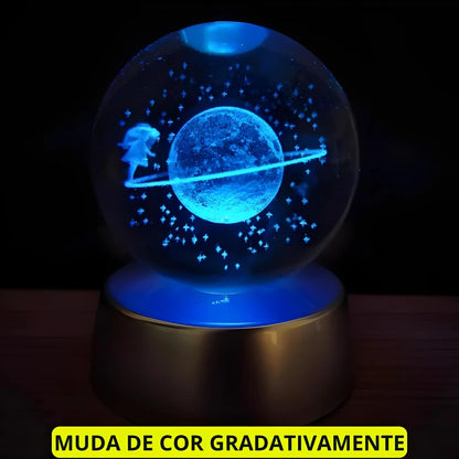 Luminária Cristal 🌙✨