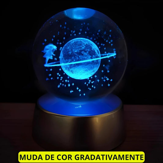 Luminária Cristal 🌙✨