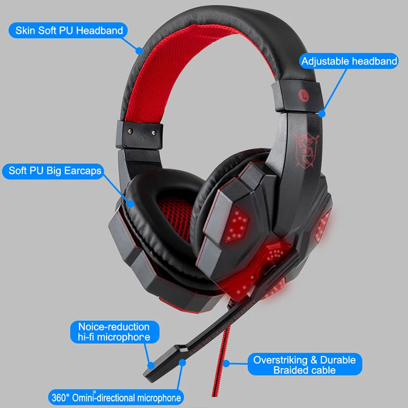 Headset Gamer Rosa 🎀