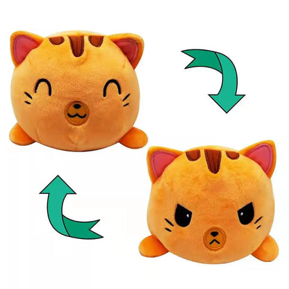 Boneco de Pelúcia Reversível 3 em 1 🐱🐢🦄