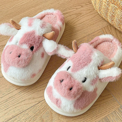 Pantufa Vaquinha Feminina 🐄