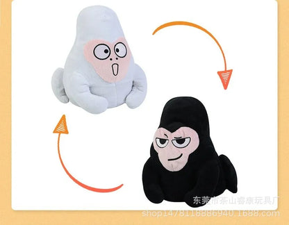 Boneco de Pelúcia Reversível 3 em 1 🐱🐢🦄