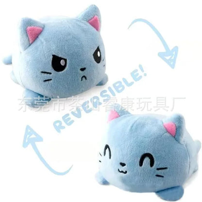 Boneco de Pelúcia Reversível 3 em 1 🐱🐢🦄