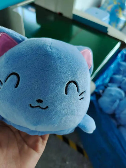 Boneco de Pelúcia Reversível 3 em 1 🐱🐢🦄