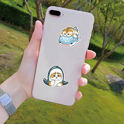 Adesivos Kawaii de Tubarão🦈✨
