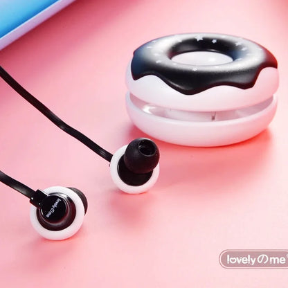 Fones de Ouvido Macaron Donut 🎧🍩