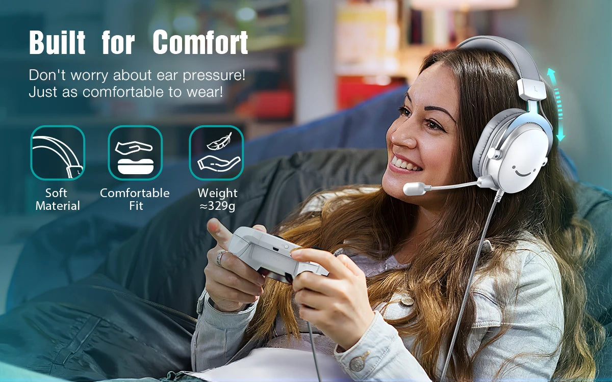 Headset Gamer FIFINE H9W 🎧