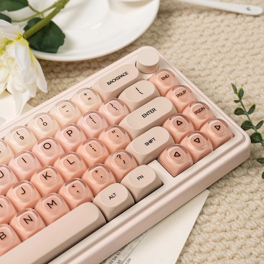 Teclado Rosa Liquid Foundation 132 Teclas 🎀