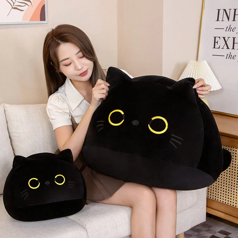 Pelúcia Kawaii Gatinho Preto 🐾✨