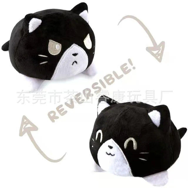 Boneco de Pelúcia Reversível 3 em 1 🐱🐢🦄