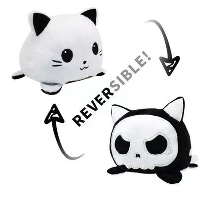 Boneco de Pelúcia Reversível 3 em 1 🐱🐢🦄