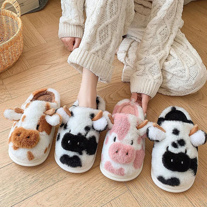 Pantufa Vaquinha Feminina 🐄