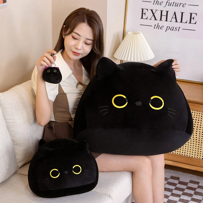 Pelúcia Kawaii Gatinho Preto 🐾✨