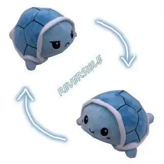 Boneco de Pelúcia Reversível 3 em 1 🐱🐢🦄