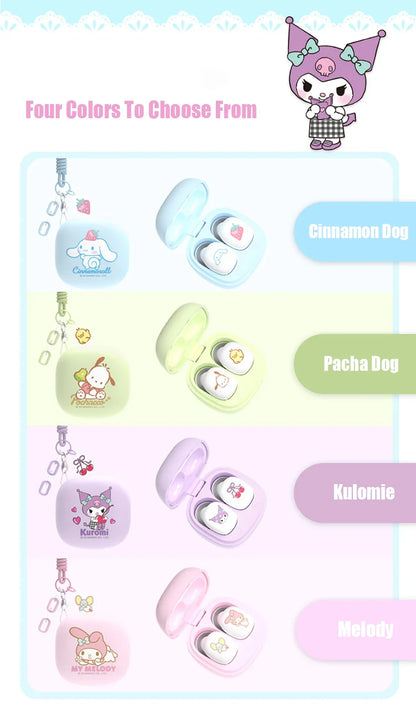 Fones Bluetooth Sanrio 🎀