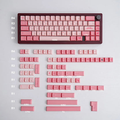 Teclado Rosa 143 Teclas 🎀