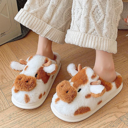 Pantufa Vaquinha Feminina 🐄