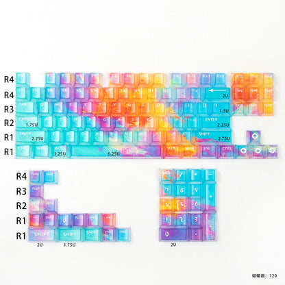Teclado Blue Gradient ❄️