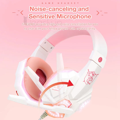 Headset Gamer Rosa 🎀