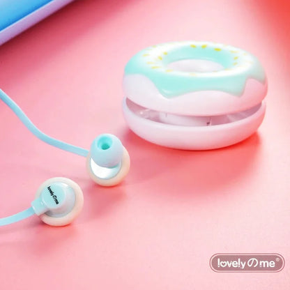 Fones de Ouvido Macaron Donut 🎧🍩