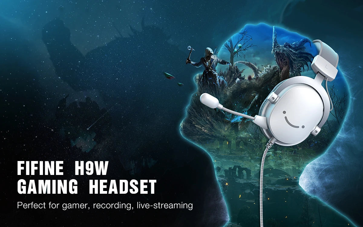 Headset Gamer FIFINE H9W 🎧