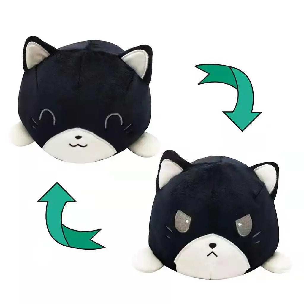Boneco de Pelúcia Reversível 3 em 1 🐱🐢🦄