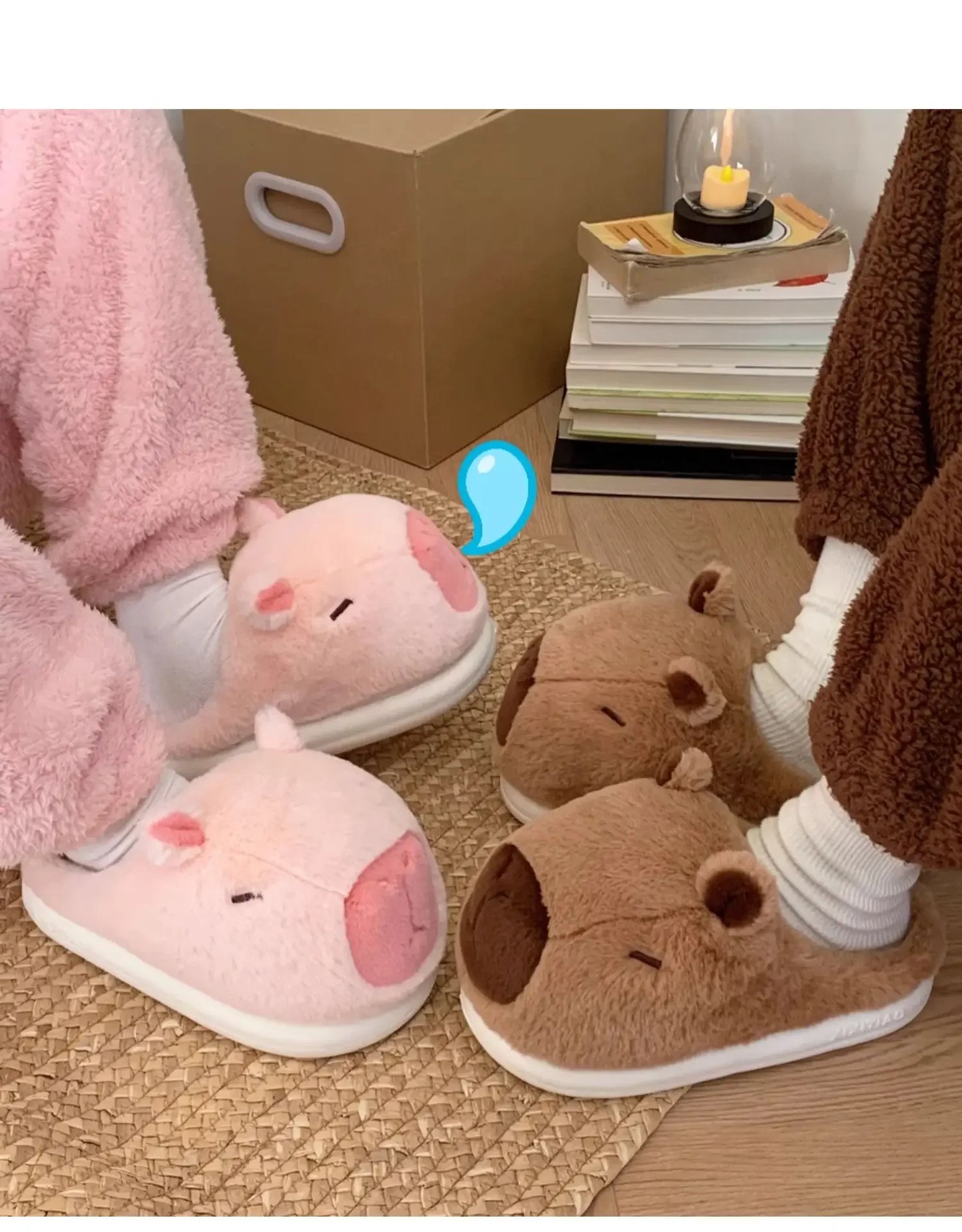 Pantufa Capivara Casal 🦫