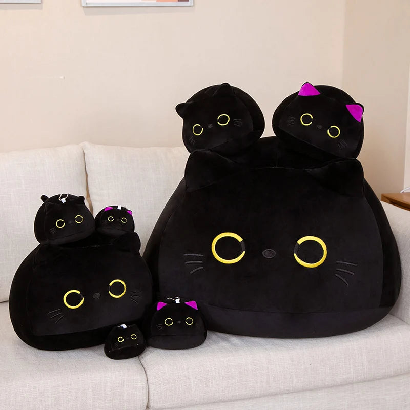 Pelúcia Kawaii Gatinho Preto 🐾✨