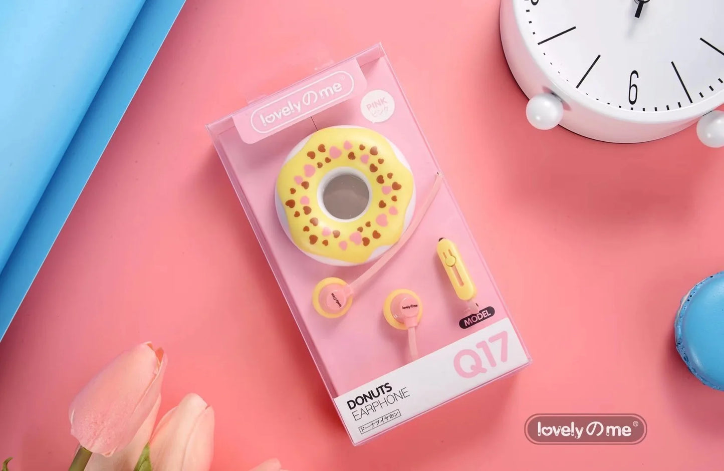 Fones de Ouvido Macaron Donut 🎧🍩