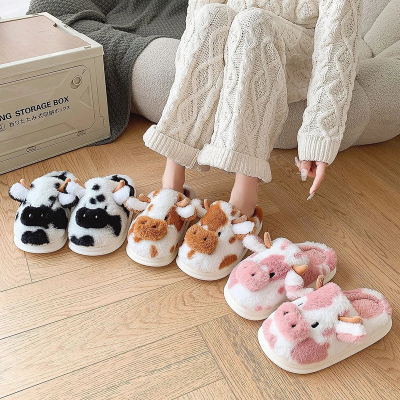Pantufa Vaquinha Feminina 🐄