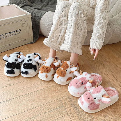 Pantufa Vaquinha Feminina 🐄