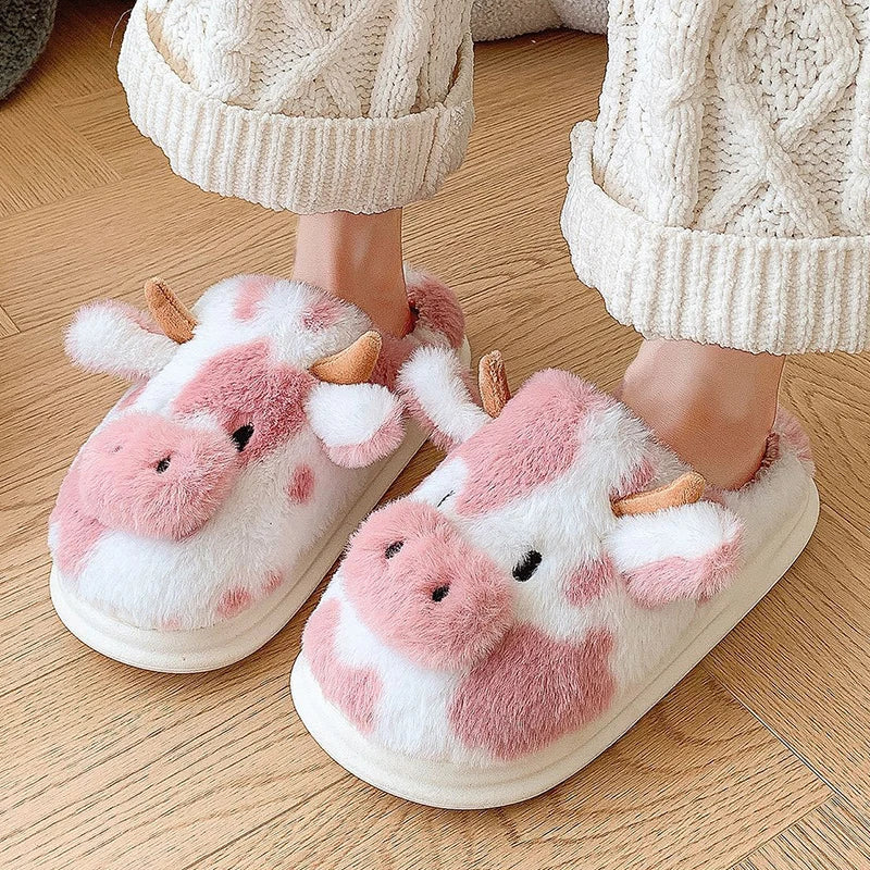 Pantufa Vaquinha Feminina 🐄