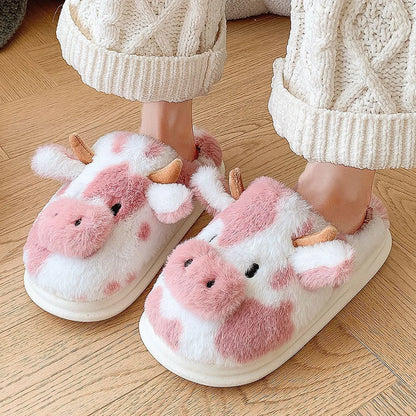 Pantufa Vaquinha Feminina 🐄