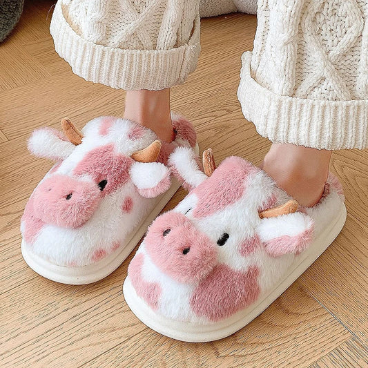 Pantufa Vaquinha Feminina 🐄