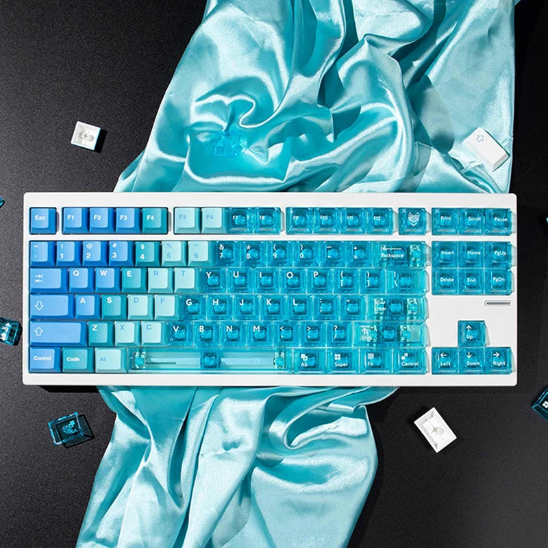 Teclado Crystal Clear ❄️