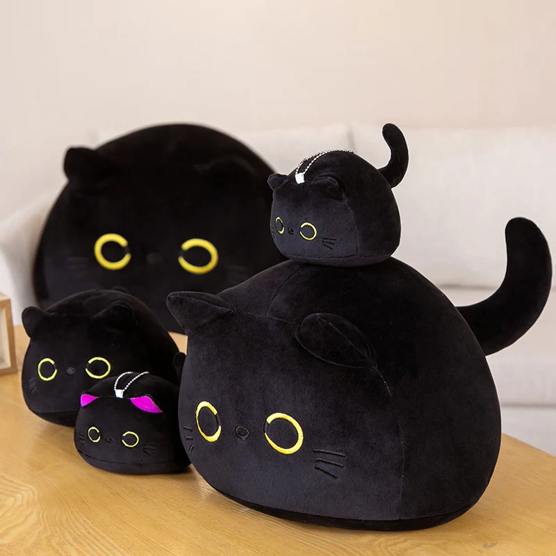 Pelúcia Kawaii Gatinho Preto 🐾✨