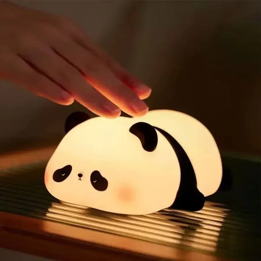 Luminária Panda Kawaii em Silicone 🐼